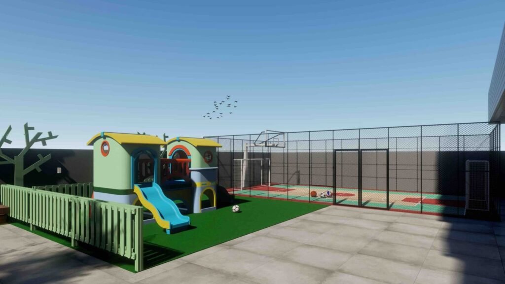 Playground e mini quadra, Byron Bay